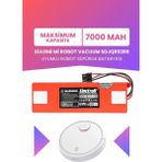 Electroll Xiaomi Mi Robot Vacuum SDJQR02RR Uyumlu Batarya (MAKSİMUM KAPASİTE) 7000MAH Robot Süpürge Pili - 1 Adet