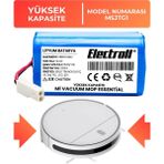 Electroll Xiaomi Mi Vacuum Mop G1 2in1 Essential Uyumlu Batarya (YÜKSEK KAPASİTE) 2800mah Robot Süpürge Pili
