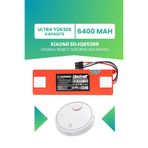 Electroll Xiaomi SDJQR02RR Uyumlu Batarya (Ultra Yüksek Kapasite) 6400MAH Kutulu Robot Süpürge Batarya Değişim