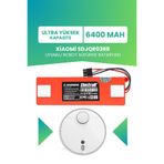 Electroll Xiaomi SDJQR03RR Uyumlu Batarya (Ultra Yüksek Kapasite) 6400MAH Kutulu Robot Süpürge Pil Değişimi