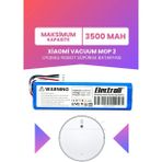 Electroll Xiaomi Vacuum Mop 2 Uyumlu Batarya (Maksimum Kapasite) 3500MAH Robot Süpürge Pil Değişimi STYTJ03ZHM