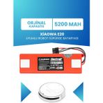Electroll Xiaowa E20 Uyumlu Batarya (Standart Kapasite) 5200MAH Robot Süpürge Batarya Değişimi
