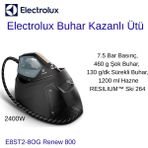 Electrolux 2400W 8og Renew 800,7.5 Bar Basınç, 460 G Şok Buhar Buhar Kazanlı Ütü + Dijital Mutfak Tartısı Hediye