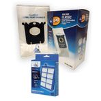 Electrolux Airmax Zam 6100?6116 Mega 12'li Paket Toz Torbası + Hepa Filtre