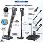 Electrolux Dikey Şarjlı Süpürge Islak ve Kuru Temizlik, Akıllı Kir Algılama Sensörü ile Su Atma Teknolojisi, Kendi Paspasını Temizleme