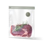 Electrolux EVRB1 20 adet Yeniden Kullanılabilir ve Bulaşık Makinesinde Yıkanabilir Vakum Poşeti | BPA Free Saklama | Sous Vide Pişirmede Uyumlu | Yiyecek Tazeliğini Uzatan Pratik Çözüm