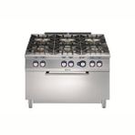 Electrolux Professional E9gcgl6clm 6 Ocak-10Kw G.kuzine+Geniş Fırın-1200Mm ,391016