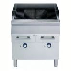 Electrolux Professional Elektrikli Barbekü-Grill, Çift Taraflı Döküm Izgaralı (Et İçin Yivli, Balık-Sebze İçin Düz), Alt Standlı - 800 Mm