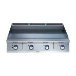 Electrolux Professional Elektrikli Izgara, Geniş Hp, Çizilmeye Karşı Dayanıklı Nitrochrome3 Düz Krom Pişirme Yüzeyi, Yatay, Termostatik Kontrol, Spatula Dahil E9IIKDAOMIA