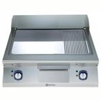 Electrolux Professional Elektrikli Set Üstü Izgara, ? Düz + ? Nervürlü Krom Pleytli, Eğimli Tablalı, Termostatik Kontrol, Demonte Sırtlık Ve Spatula - 800 Mm E9FTEHCP00