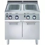 Electrolux Professional Endüstriyel 2 Hazneli Gazlı Makarna Pişirici, 2x24,5 Lt, Enerji Kontrol İle Hassas Güç Ayarı, Dolaplı, Derinlik 730 Mm - 800 Mm E7PCGH2KF0