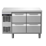 Electrolux Professional Endüstriyel Tezgah Tipi Soğutucu, 4x½ Çekmeceli, -2°c+10°c, Aısı 304 (r290), Üst Tablasız EK2H7BB