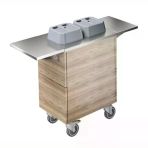 Electrolux Professional Mobil Tabak Dispenseri, 2 Silindirli, Nötr, İki Adet Paslanmaz Çelik Tepsi F33NAW
