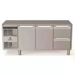 Electrolux Professional Tezgah Tipi Derin Dondurucu, -22°/-15°c, Dijital, Tropikal - 440 Lt, 4 Kapılı, 1/2 Çekmeceli, Aısı 304, R290 EH3KBBAA