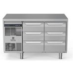 Electrolux Professional Tezgah Tipi Derin Dondurucu, 6x1/3 Çekmeceli, 290 Litre, -22°/-15°c, Aısı 304, R290 EH2KBCC