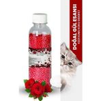 Electron Kedi Kumu Kokusu,Tuvalet Koku Giderici Granül, Gül Ferahlatıcı Etkili, Suda Eriyen , 250Ml