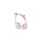 ElectroNaz P47m Bluetooth 5.0 Kedi Tasarımlı Işıklı Çoçuk Kulaklığı