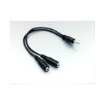 Electroon 20 cm 3.5 mm Erkek 2x3.5 mm Dişi Çevirici Kablo