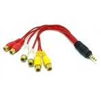Electroon 3.5 mm Erkek - 6RCA Dişi 5+1 Kablosu