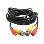 electroon CCTV Kablo 15 mt BNC Power Jak Fişli