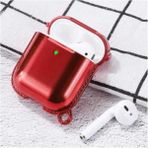 Electroplate Airpods Kılıf, Kırmızı
