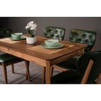 Elegan Ensemble Yemek Masası Takımı Mutfak Masası Seti - Ceviz