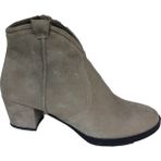 Elegan Gri Süet Tarz Kovboy Stil Bot