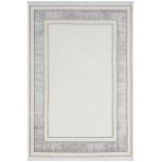 Elegance Eg006a Gri Halı Gold Detaylı Viskon Doğal Iplik Bambu Halı Tozu Az Salon Halısı Yatak Odası 78 X 150 Grı-Beyaz