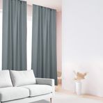 Elegance Milpa Keten Fon Perde Antrasit
