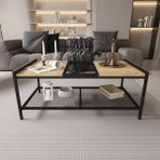 Elegance Orta Sehpa - SİYAH-ÇAM