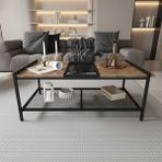 Elegance Orta Sehpa - SİYAH-KAHVERENGİ
