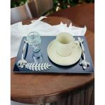 Elegance Söz Kahve Tepsisi gümüş