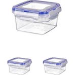 Elegancev 300 ml Sızdırmaz Kilitli Saklama Kabı - 3 Lü Set