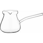 Elegancev Ateşe Dayanıklı Cam Cezve - 350 ml - Şeffaf - YOK