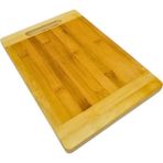 Elegancev Bambu Büyük Boy Kesme Tahtası 26 cm x 36 cm - Kahverengi - YOK