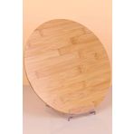 Elegancev Döner Tabanlı Bambu Kahvaltılık - Sunumluk - Pizza Tepsisi -30 cm