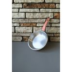 Elegancev Kapsül Tabanlı Çelik Tava -Yumurta Tavası- Bakalit Saplı - 16 cm - YOK - Gümüş
