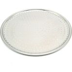 Elegancev Paslanmaz Çelik Delikli Pizza Pişirme Fırın Tepsisi-32 cm - Gümüş