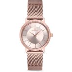 ELEGANGS EL2431.3 ROSE GOLD HASIR KORDON BAYAN KOL SAATİ