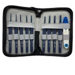 Elegant Blue Cantali Ergonomik Silikon Tig Seti Fw3