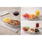 Elegant Dikdörtgen Meze & Servis Tabağı (1 Adet – 27×16 cm)