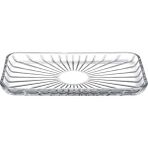 Elegant Dikdörtgen Servis Tabağı 165X280 mm 000-SEFFAF Damlalogo 1 Ofset Hediyelik Kutu 6 Dk Paşabahce