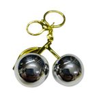 Elegant Kiraz Gold Charm Anahtarlık Çanta Aksesuarı Gümüş