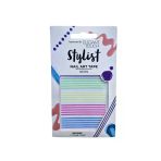 Elegant Touch Neon Tırnak Sticker Seti – Renkli Şerit Bant
