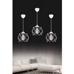 Elegante Beyaz Modern Sarkıt Salon Mutfak Oturma Odası Hol Avize Aydınlatma (3 ADET/CAMSIZ)