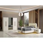 Elegante Mdf Yatak Odası Takımı - Aytaşı - 240x58x218