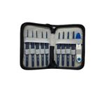 EleganTShoP Elegant Blue Çantalı Ergonomik Silikon Tığ Seti FW3