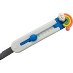 Elegantshop Mini Maket Bıçağı Falçata 9 cm 665A-BULUT - Mavi