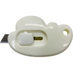 Elegantshop Mini Maket Bıçağı Falçata Bulut 6 cm FX676 - Beyaz