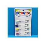 EleganTShoP Sunkıds Emniyetli Metal Çengelli Iğne 4 Adetli Set 1dksg07